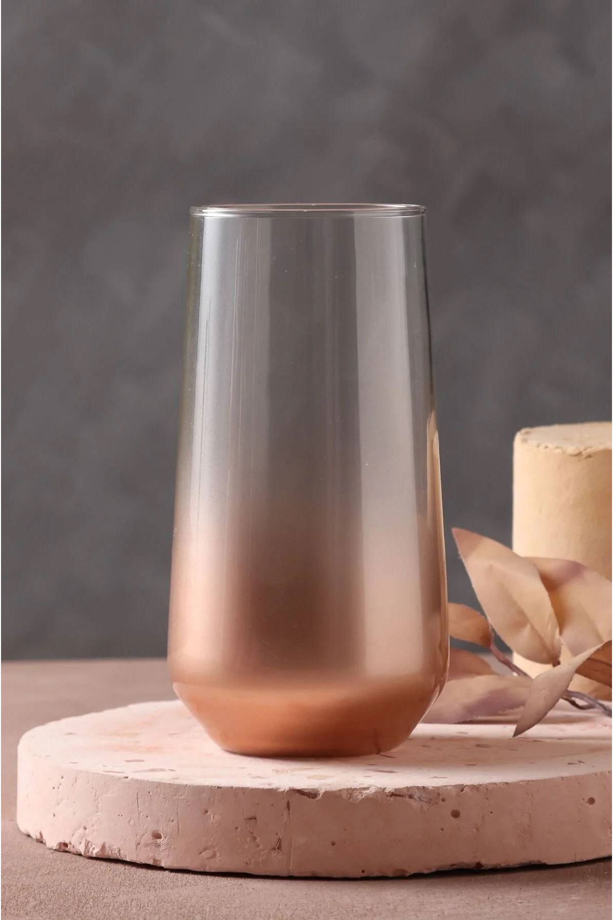 Paşabahçe 18 Parça Bronz Degrade Bardak Seti