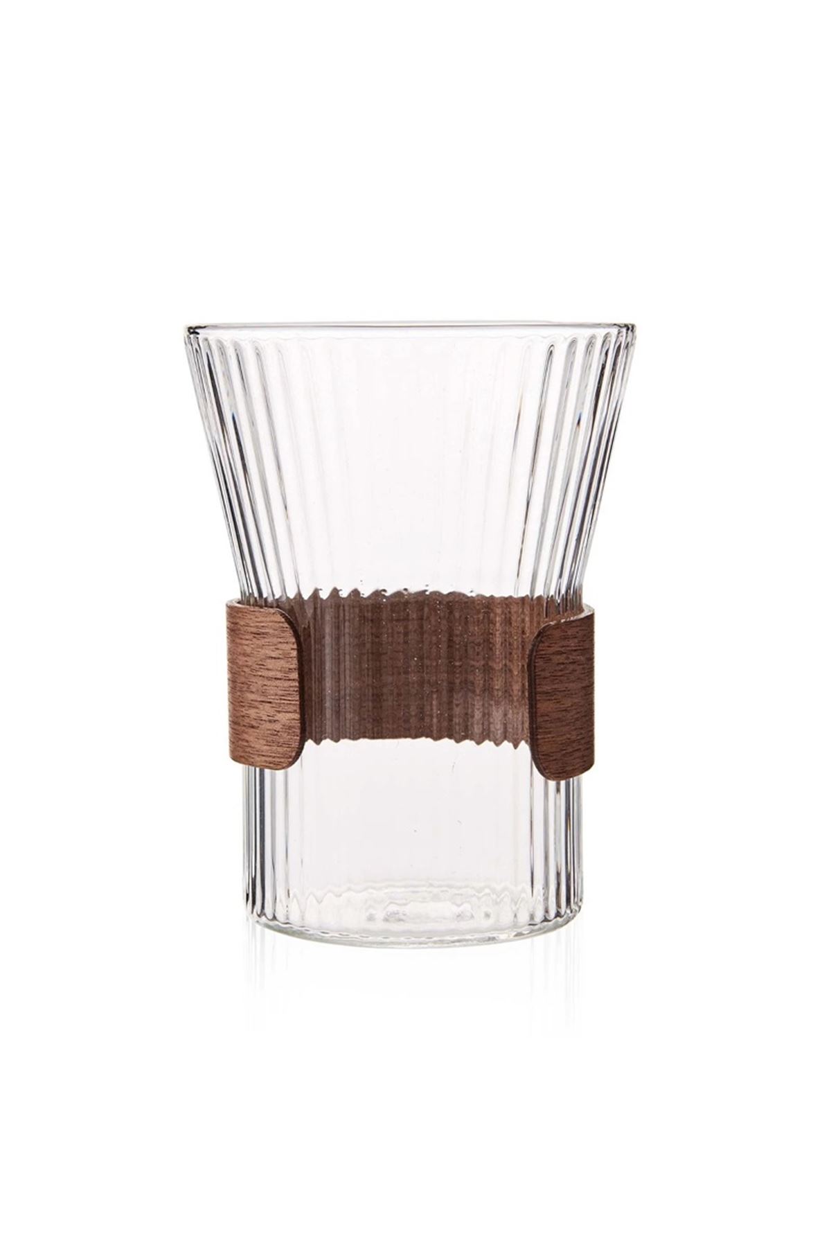 Borosilikat 2 li Cam Soğuk Kahve Su Bardağı 320cc  