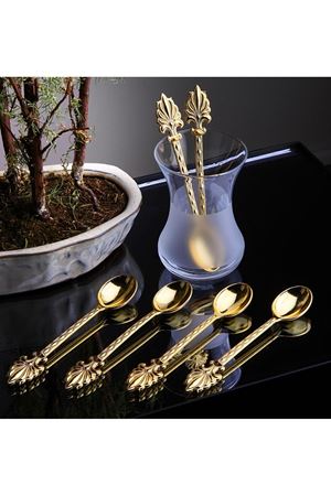 Gold 6 lı Metal Çay Kaşığı