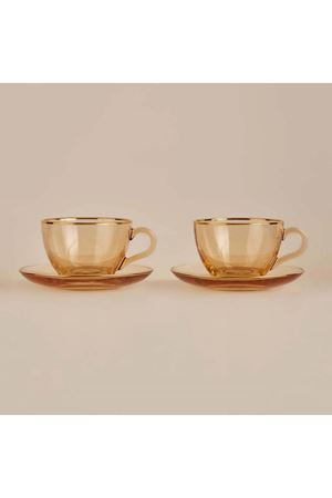 Paşabahçe 2 Kişilik Bal Rengi Çay Fincanı 240cc