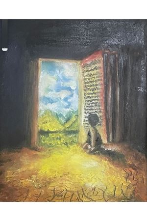 “Ne okursan,o olursun” Tuval Üzerine Yağlı Boya Tablo Ölçü:50cmx70cm 