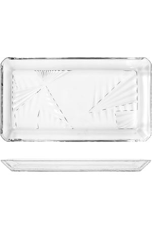 Paşabahçe Crystallin Madlen 2 li Tatlı Tabağı 22x12cm  