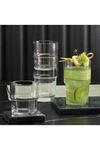 Pasabahce Hill Series Whiskey Glass, Set Of 6