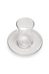 Pasabahce Heybeli 12 Piece Tea Glass&Saucer, Person of 6