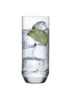 Nude Glass Big Top High Ball Glasses 10 oz,  Set of 4 