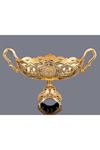 Gold Metal Çikolatalık Dekoratif Gondol 39x16cm h.24cm