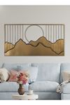 Metal Gold Ev Ofis Otel Duvar Süsü 110x60cm