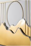 Metal Gold Ev Ofis Otel Duvar Süsü 110x60cm
